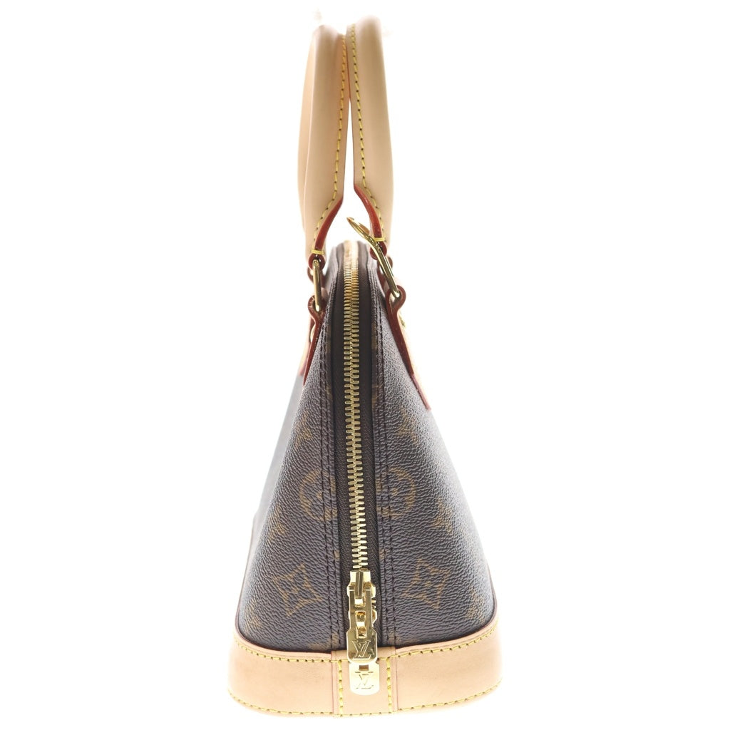 LOUIS VUITTON(ルイヴィトン) モノグラム アルマBB 2WAYバッグ ハンドバッグ ショルダーバッグ ブラウン レザー PVC M53152 ゴールド金具 レディース