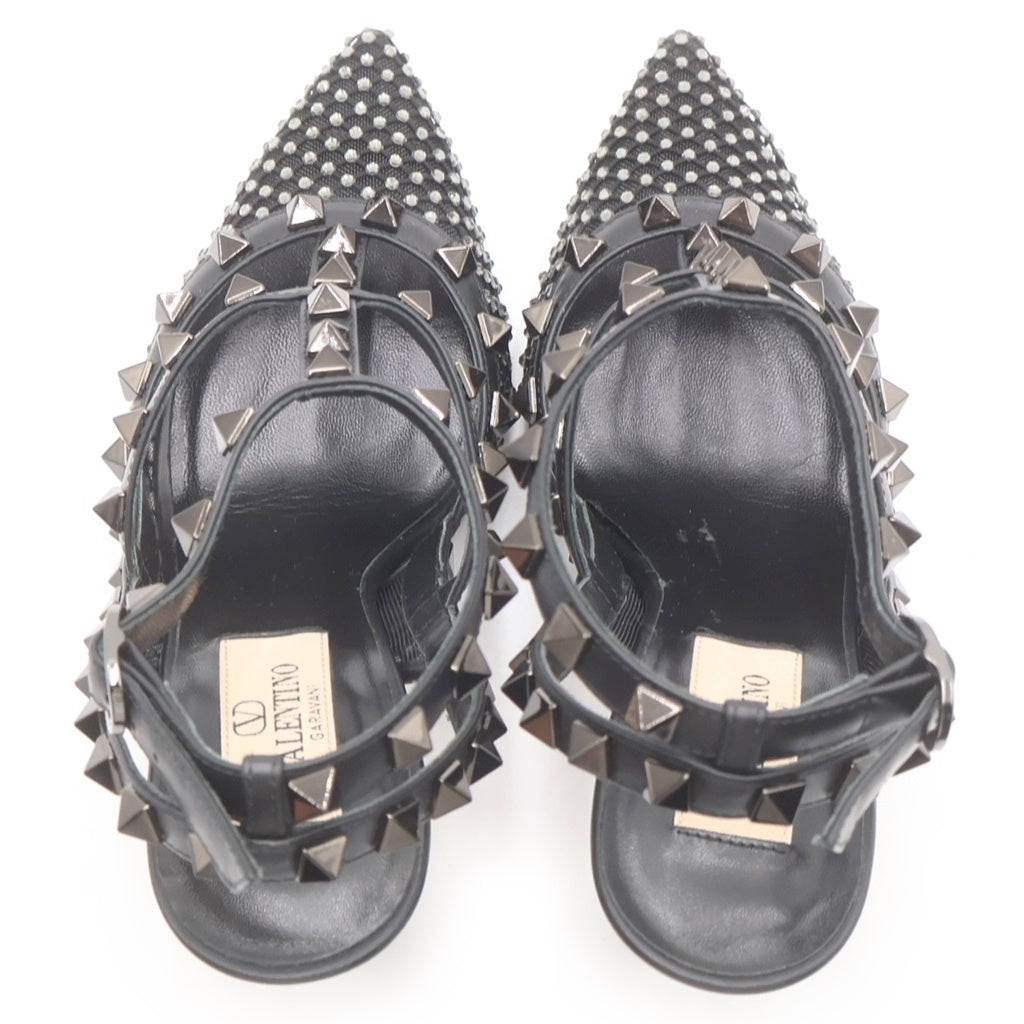 VALENTINO GARAVANI(ヴァレンチノガラヴァーニ) Rockstud ロックスタッズ パンプス シューズ ブラック 4W2S0393 レディース