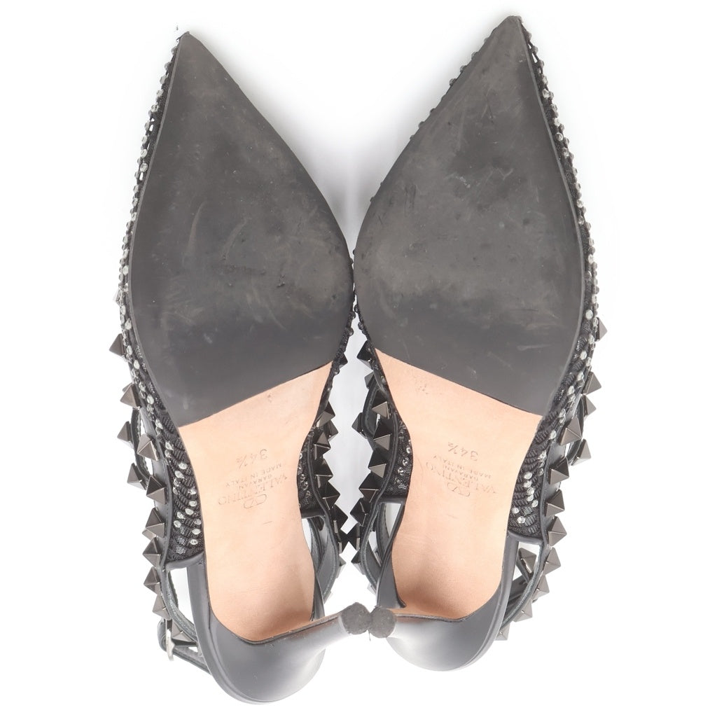 VALENTINO GARAVANI(ヴァレンチノガラヴァーニ) Rockstud ロックスタッズ パンプス シューズ ブラック 4W2S0393 レディース