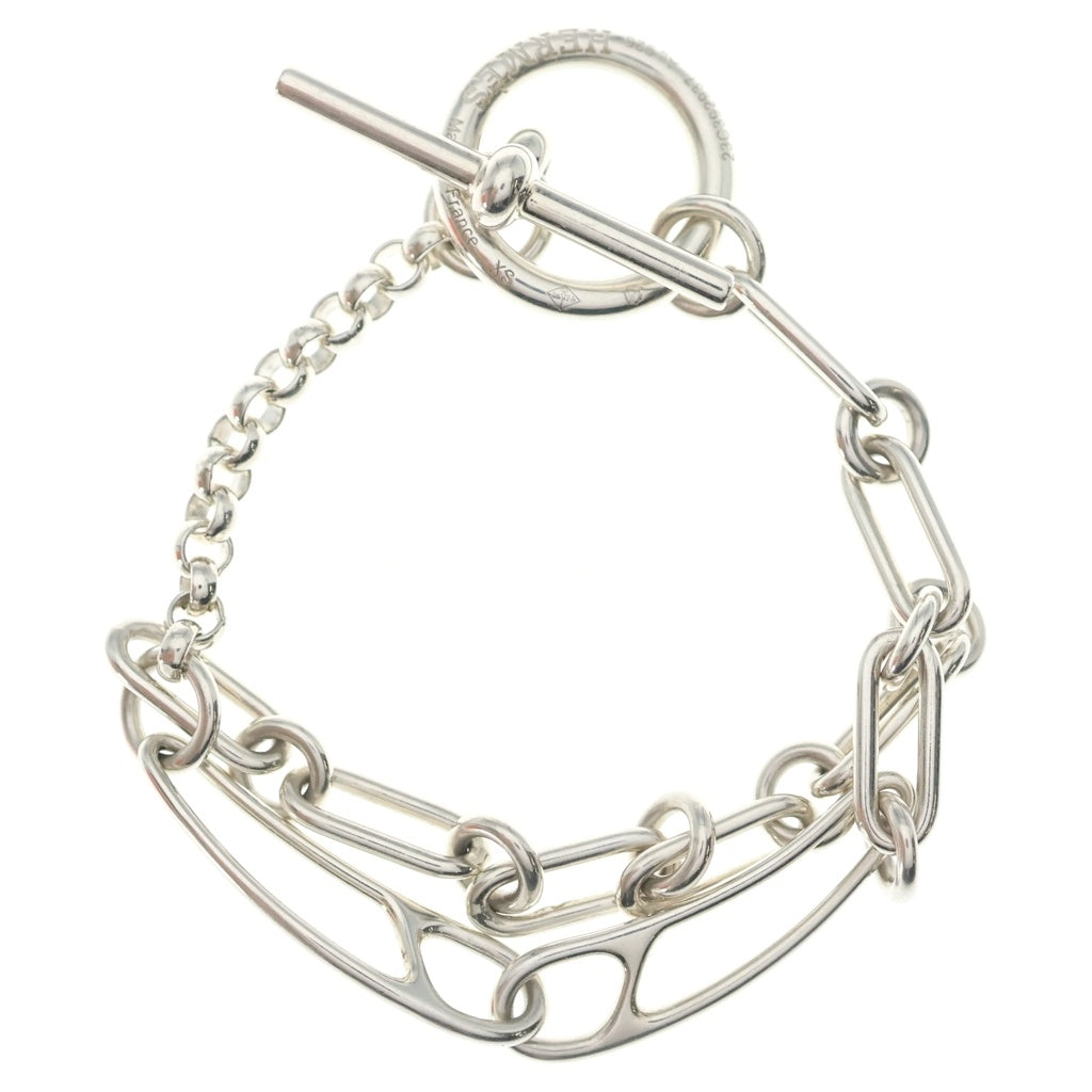 HERMES(エルメス) シェーヌダンクル パンク XS チェーン ブレスレット シルバー レディース
