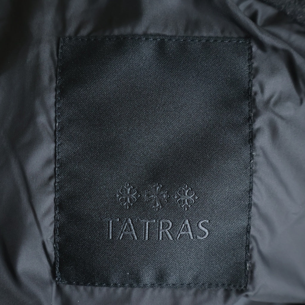 TATRAS(タトラス) LAVIANA ラヴィアナ ダウンコート フード ラクーンファー ウール ブラック LTAT23A4571 レディース