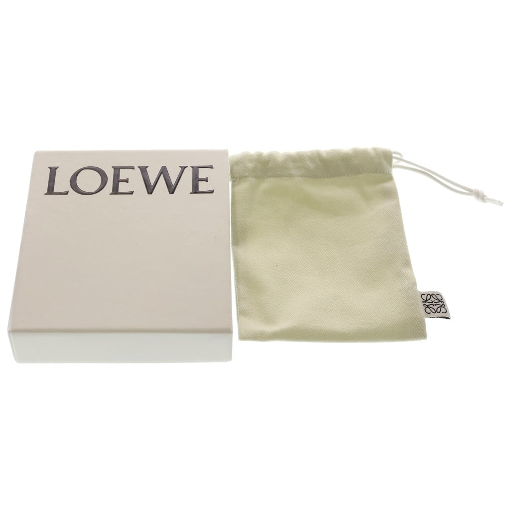 LOEWE(ロエベ) アナグラム レザー フラグメントケース カードケース コインケース バイカラー ベージュ/ブラウン レディース