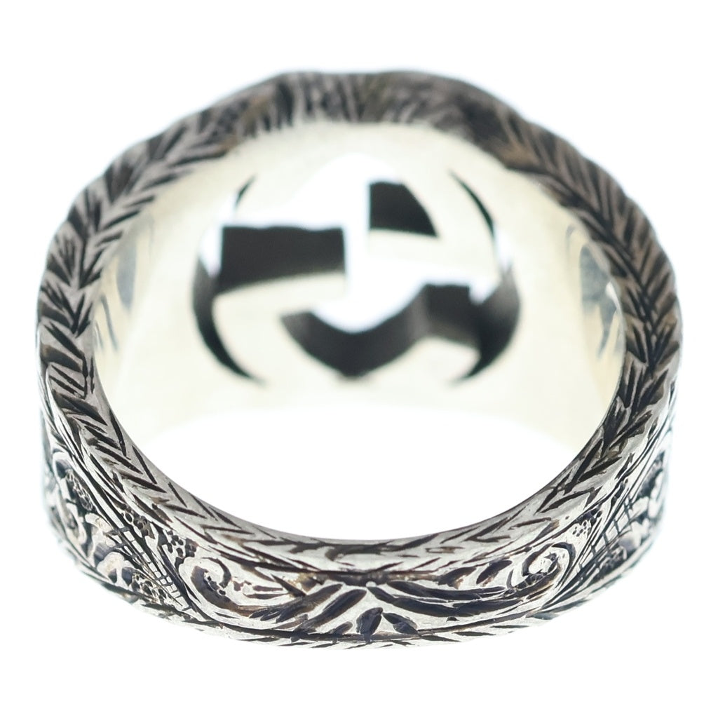 GUCCI(グッチ) インターロッキングG リング 指輪 シルバー 455302