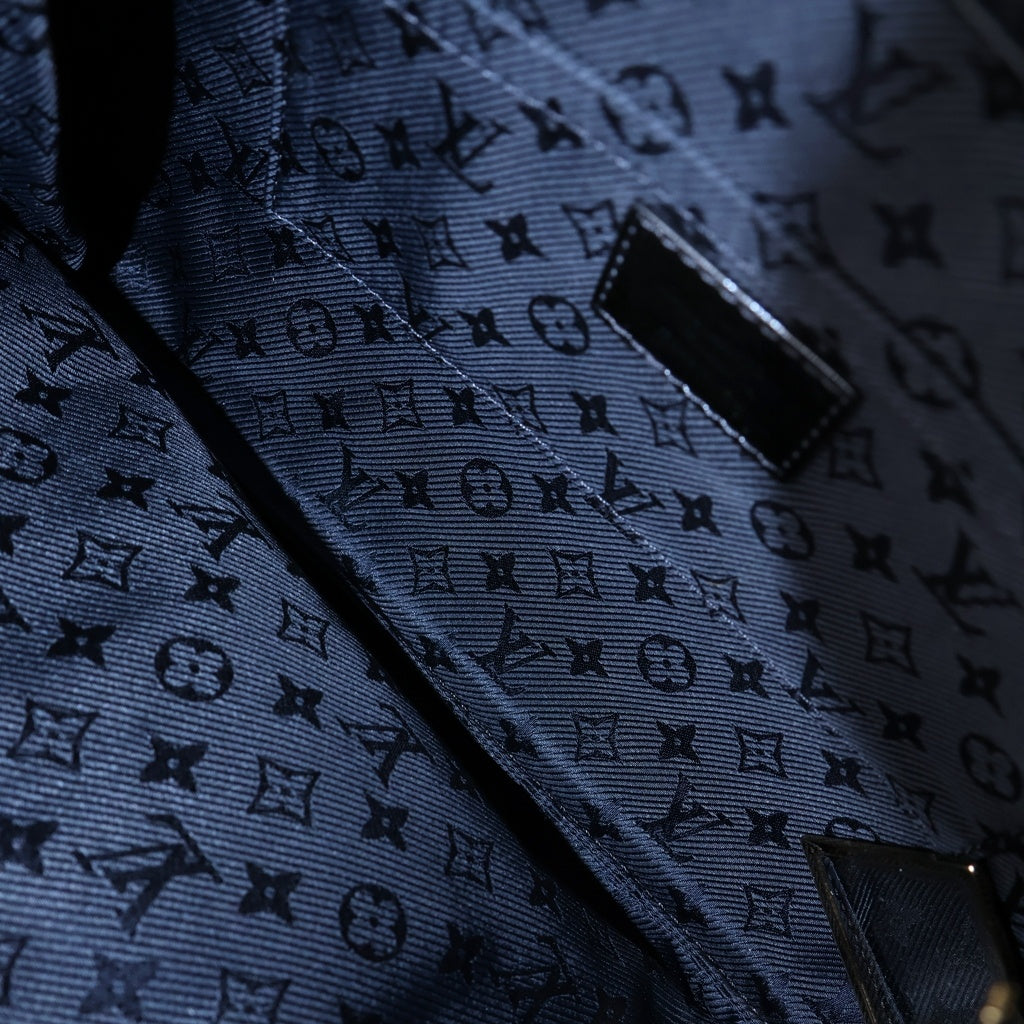 LOUIS VUITTON(ルイヴィトン) モノグラム モタード ポシェット・アルタイール レザー クラッチバッグ セカンドバッグ ハンドバッグ ブラック レディース
