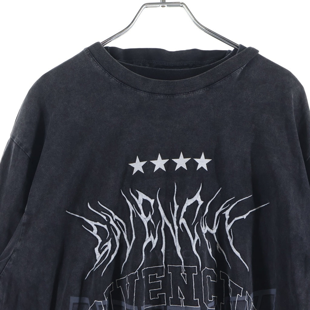 GIVENCHY(ジバンシィ) ■ジバンシー オーバーラップ レイヤードトップス フーディ グレー XS BM71FC3Y8T レディース
