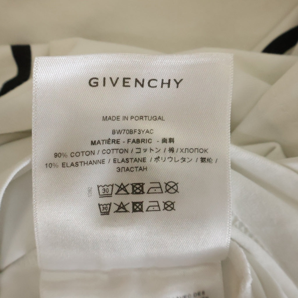 GIVENCHY(ジバンシィ) ■ジバンシー ロゴ Tシャツ トップス 半袖 ホワイト S BW70BF3YAC レディース