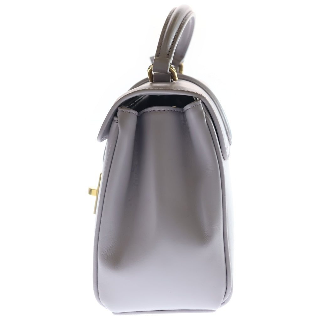 CELINE(セリーヌ) セーズ ミニ 2WAYハンドバッグ ショルダーバッグ ライトパープル レザー ゴールド金具 レディース