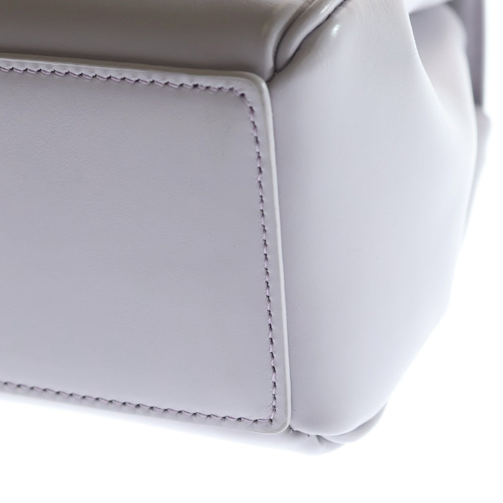 CELINE(セリーヌ) セーズ ミニ 2WAYハンドバッグ ショルダーバッグ ライトパープル レザー ゴールド金具 レディース
