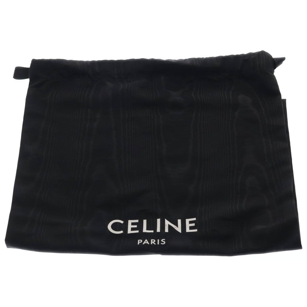 CELINE(セリーヌ) ティーントリオンフ ショルダーバッグ グレー カーフスキン ゴールド金具 レディース