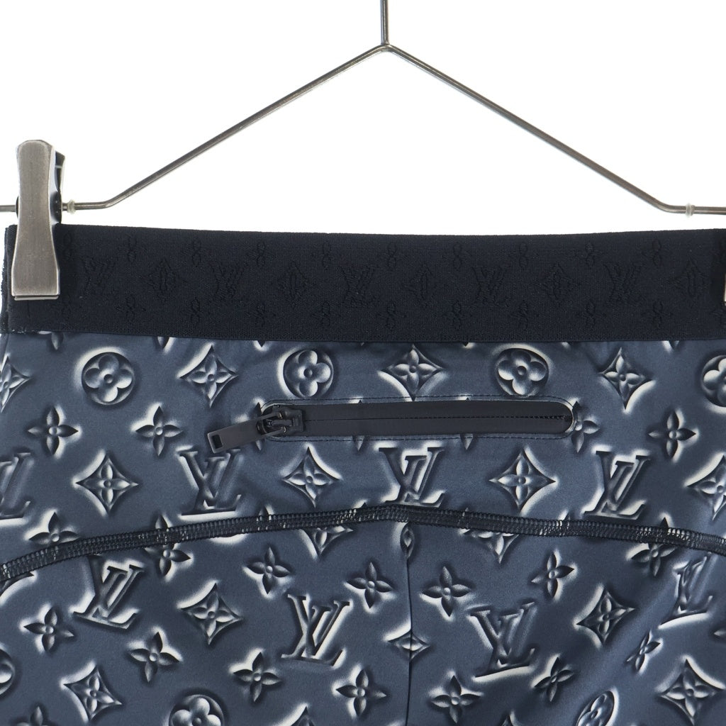 LOUIS VUITTON(ルイヴィトン) ■ステンシルエフェクトモノグラム ショーツ ポリ×ナイロン ブルー系 34 レディース
