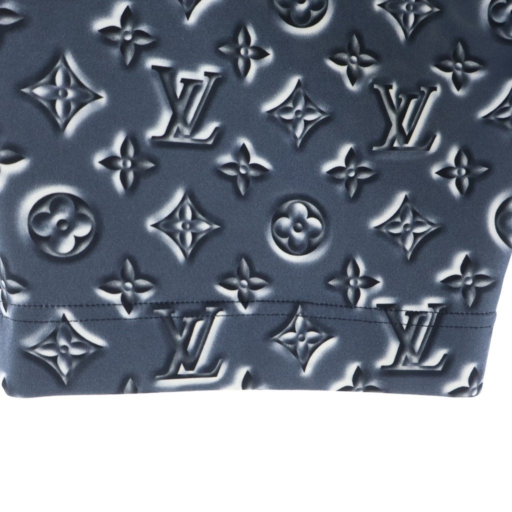 LOUIS VUITTON(ルイヴィトン) ■ステンシルエフェクトモノグラム ショーツ ポリ×ナイロン ブルー系 34 レディース