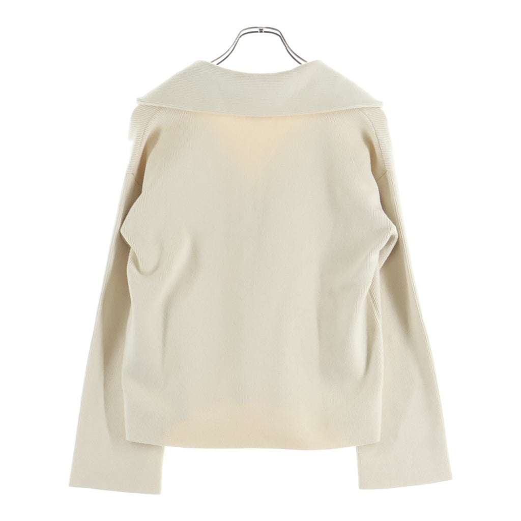 CELINE(セリーヌ) フロントロゴ リブ編み長袖ニット セーター ベージュ 2A54O821J レディース