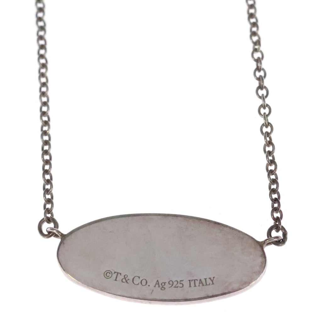 TIFFANY & Co.(ティファニー) リターントゥ オーバル ネックレス IDタグ ダイヤモンド SV925 シルバー レディース