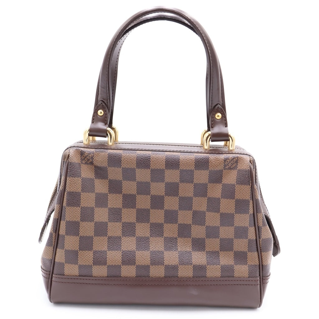 LOUIS VUITTON(ルイヴィトン) ダミエ ナイツブリッジ ハンドバッグ PVC コーティングキャンバス レザー ブラウン N51201 レディース