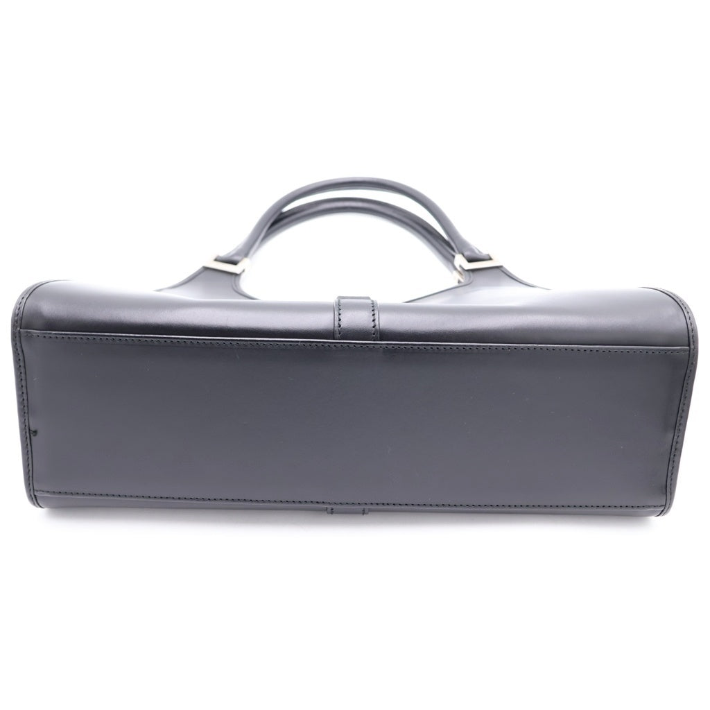 GUCCI(グッチ) ジャッキー ハンドバッグ レザー シルバー金具 ブラック 0021067 レディース
