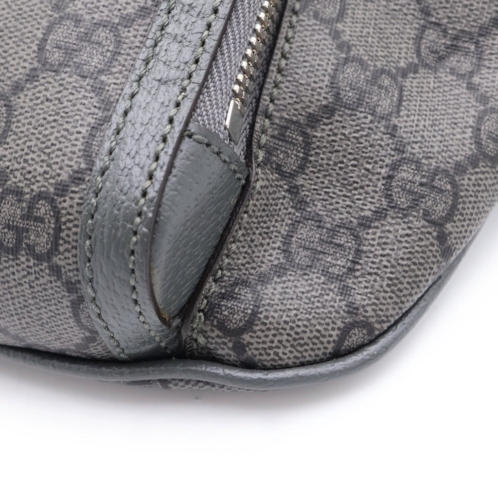 GUCCI(グッチ) ダブルG オフィディア ベルト ウエスト ボディバッグ ショルダーバッグ カーキ グレー GGキャンバス 733868 シルバー金具 レディース