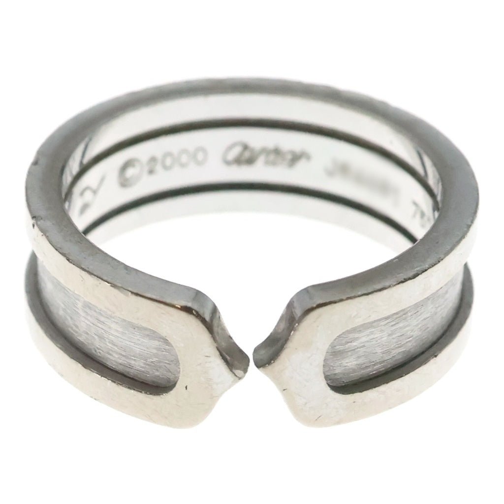 Cartier(カルティエ) C2リング ホワイトゴールド 750WG #51 レディース