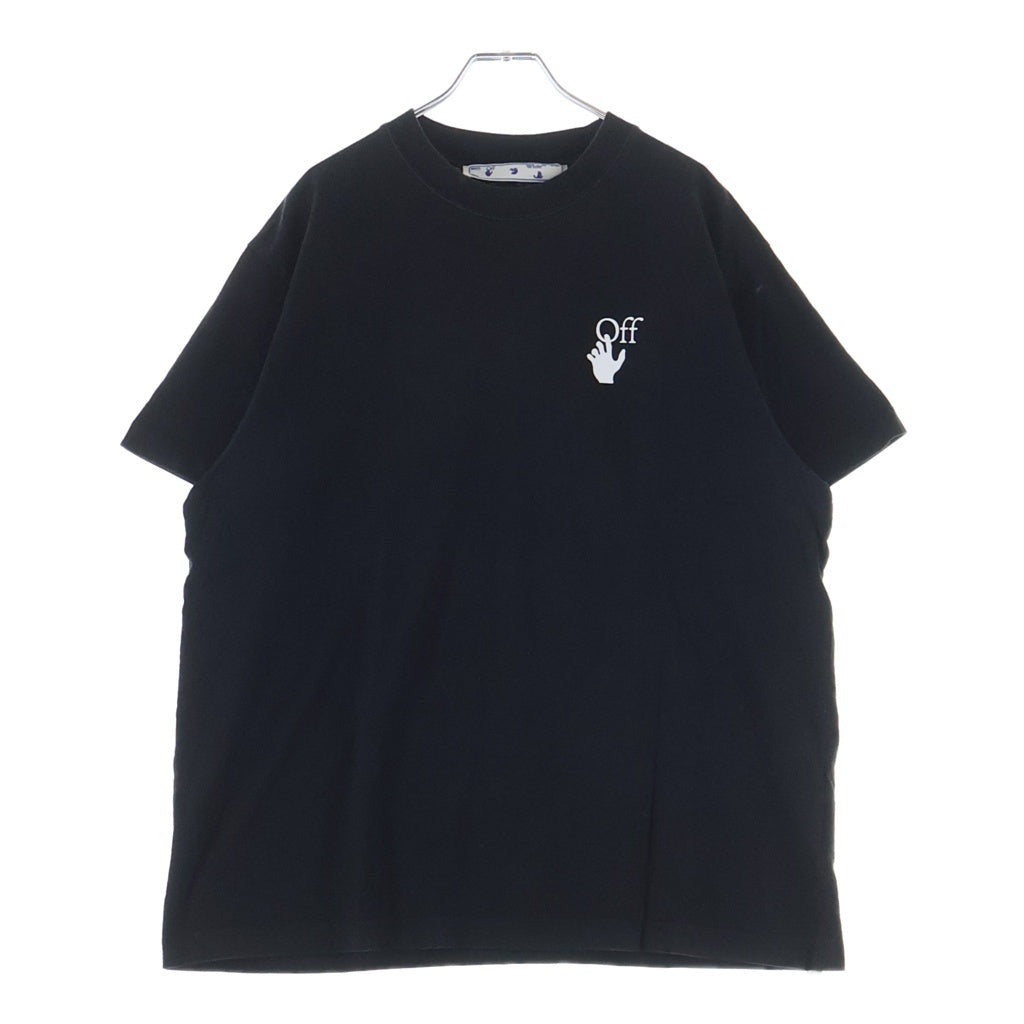 OFF-WHITE(オフホワイト) 21SS ペイント バックアロー 半袖 Tシャツ カットソー XXS ブラック OMAA038R21JER002 レディース