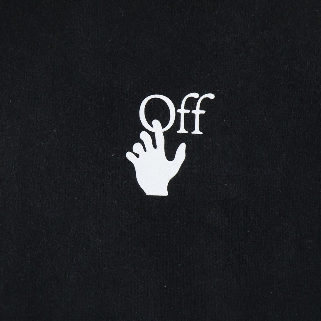 OFF-WHITE(オフホワイト) 21SS ペイント バックアロー 半袖 Tシャツ カットソー XXS ブラック OMAA038R21JER002 レディース