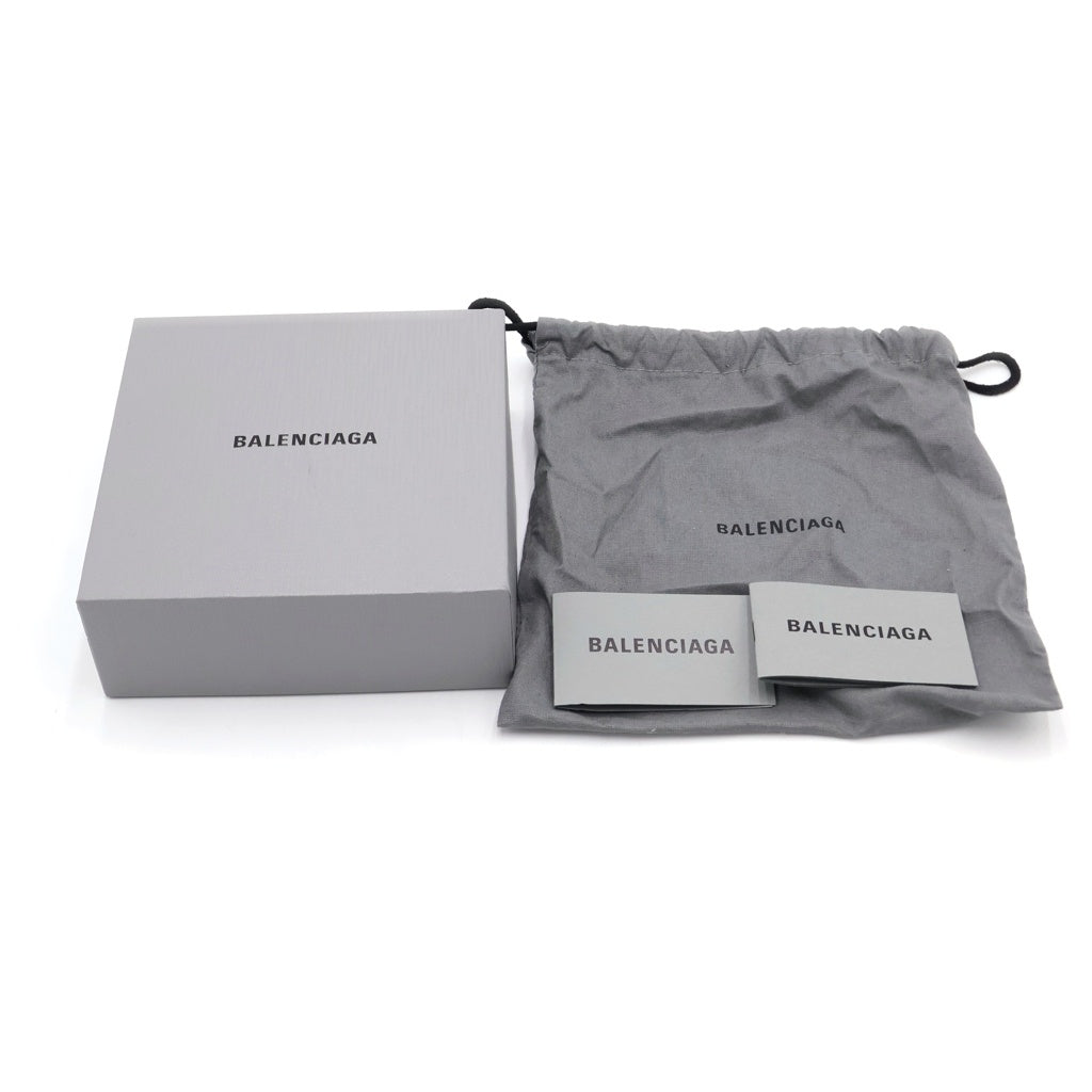 BALENCIAGA(バレンシアガ) Dリング ロゴ ベルト ポリエステル グレー/レッドウェビング
