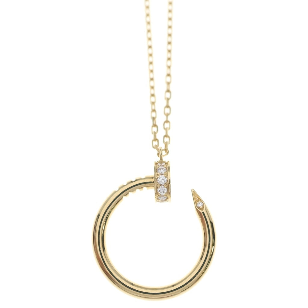 Cartier(カルティエ) ジュストアンクル ダイヤ ネックレス イエローゴールド 750YG レディース