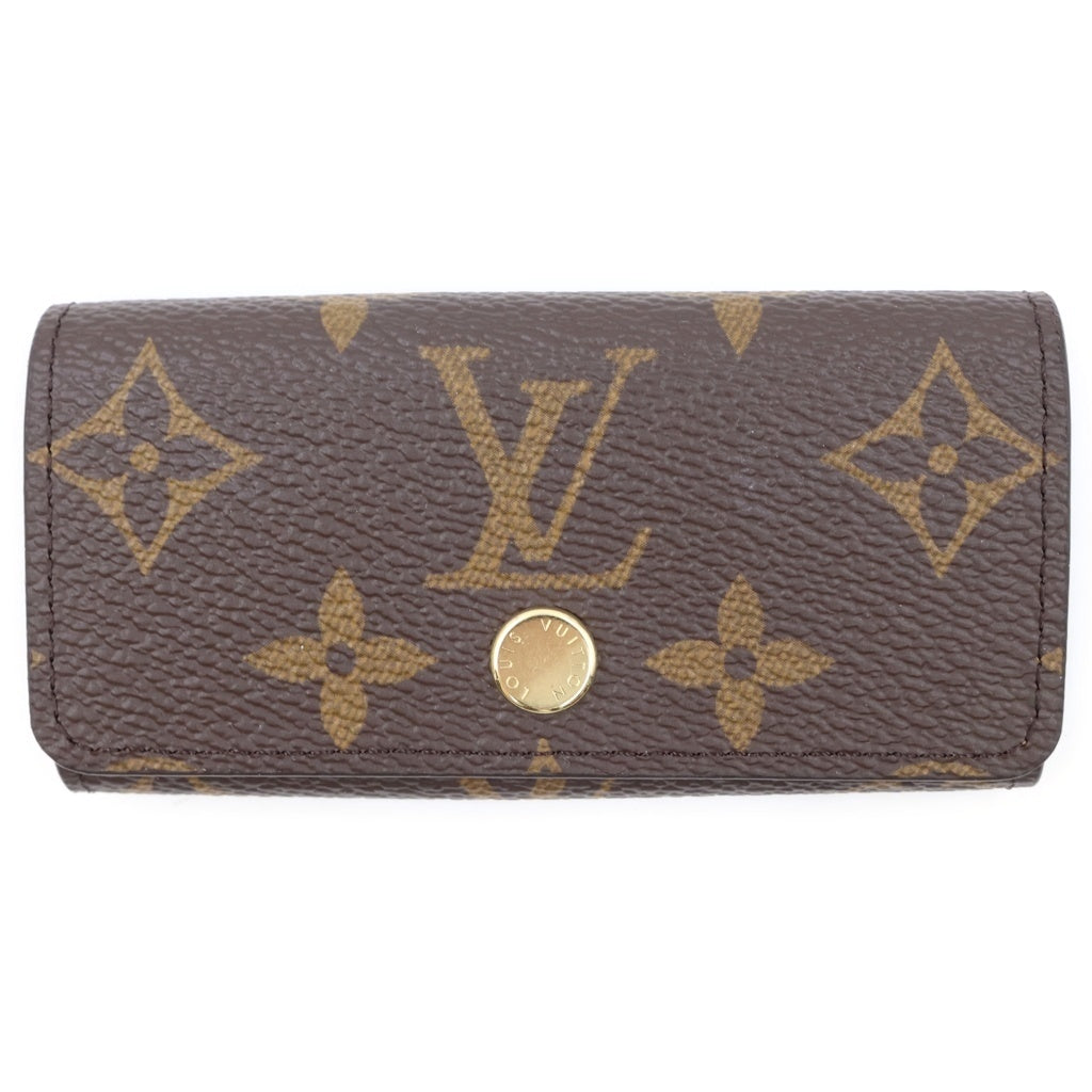 LOUIS VUITTON(ルイヴィトン) モノグラム ミュルティクレ4 キーケース 4連 ブラウン PVC×レザーM69517 レディース