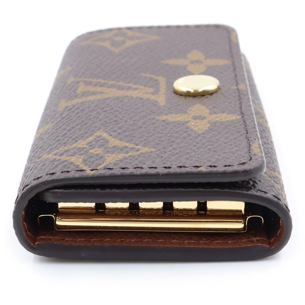 LOUIS VUITTON(ルイヴィトン) モノグラム ミュルティクレ4 キーケース 4連 ブラウン PVC×レザーM69517 レディース