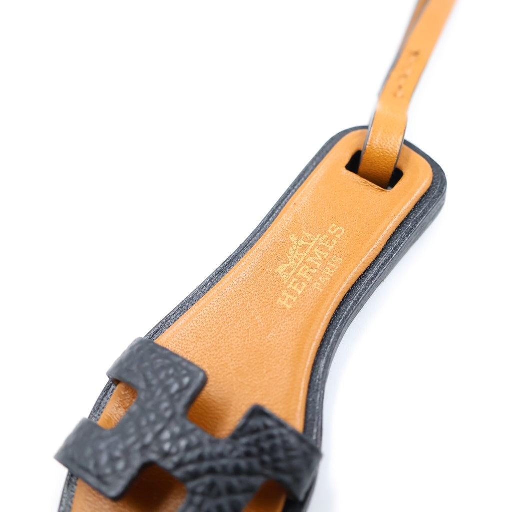 HERMES(エルメス) オラン ナノ チャーム クロ×ナチュラルサブレ×ブラック エプソン×バトラー×ヴァッシュハンター レディース