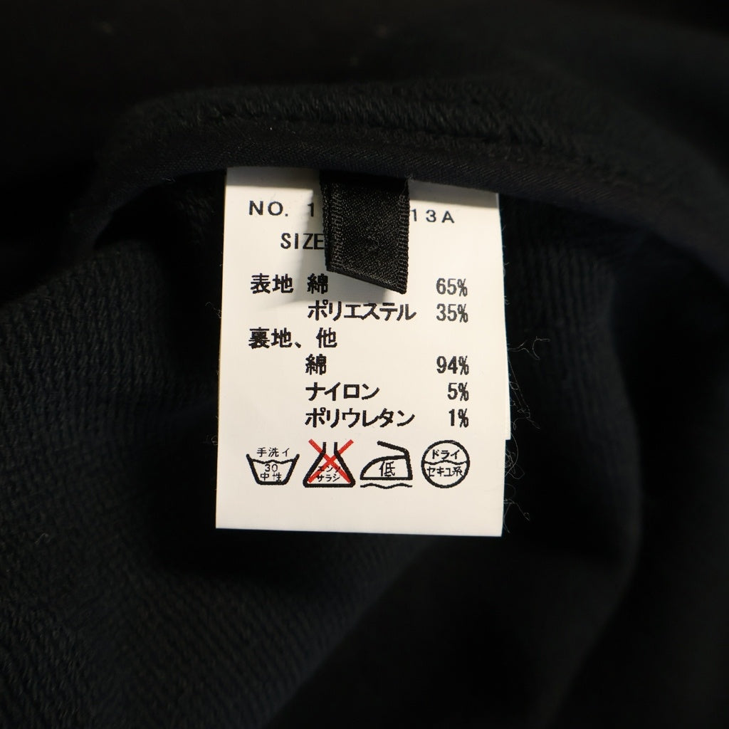 roar(ロアー) 15SS ツイード切り替え シングルライダース ジップアップジャケット ブラック 15SRB-13A レディース