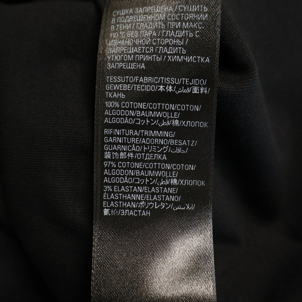 BALENCIAGA(バレンシアガ) DARKWAVE TEE ダークウェーブ ダメージ加工 メタルロゴプリント 半袖Tシャツ カットソー ブラック 739028 TPVN5