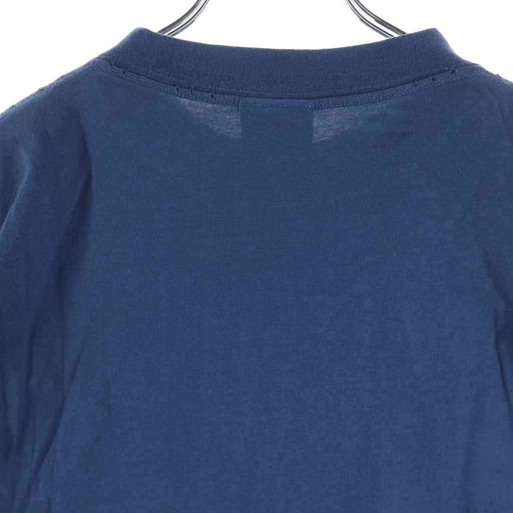 BALENCIAGA(バレンシアガ) BB Logo Tee ロゴ刺繍 クルーネック 半袖 Tシャツ カットソー ネイビー 764235 TSVC9