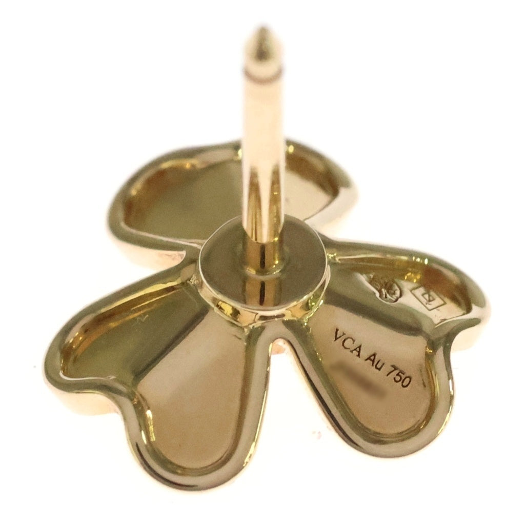 Van Cleef & Arpels(ヴァンクリーフアンドアーペル) フリヴォル ミニ 1PD ダイヤモンド ピアス Au750 K18YG イエローゴールド VCARPJMN00 レディース
