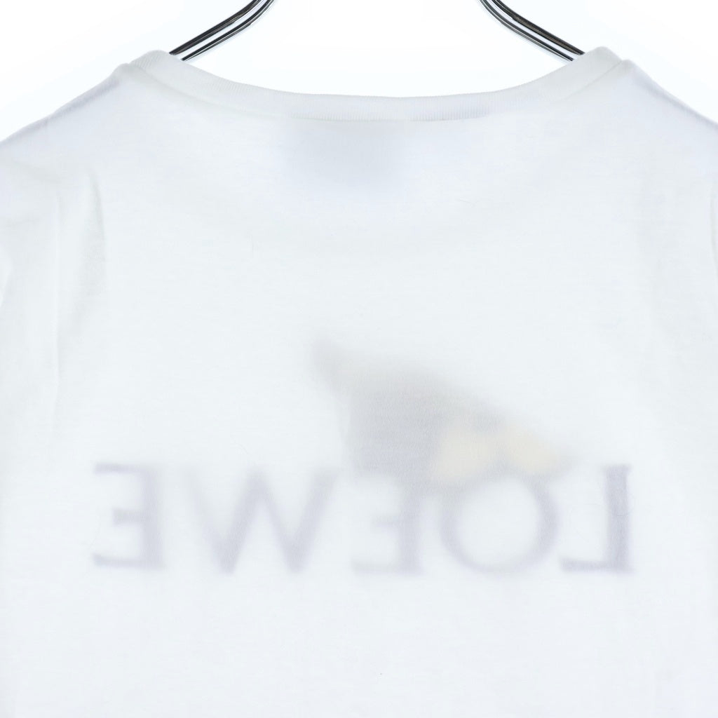 LOEWE(ロエベ) 23SS×スタジオジブリ ハウルの動く城 コラボ刺繍Tシャツ 半袖Tシャツ ホワイト ポリエステル SB44Y22X12 レディース