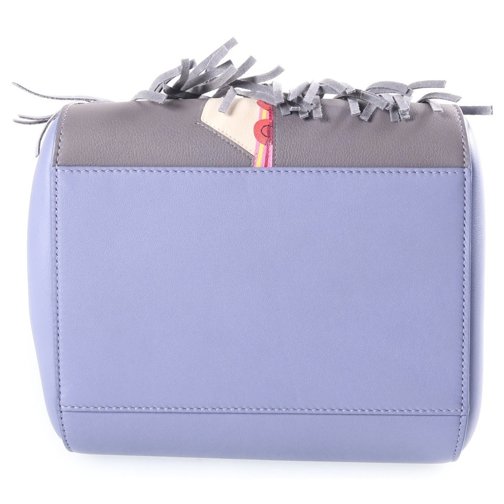 LOEWE(ロエベ) ×スタジオジブリ ハウルの動く城 マルクル ハンモックナゲットバッグ ショルダーバッグ ハンドバッグ ライトブルー レザー A538H04X07 ゴールド金具 レディース
