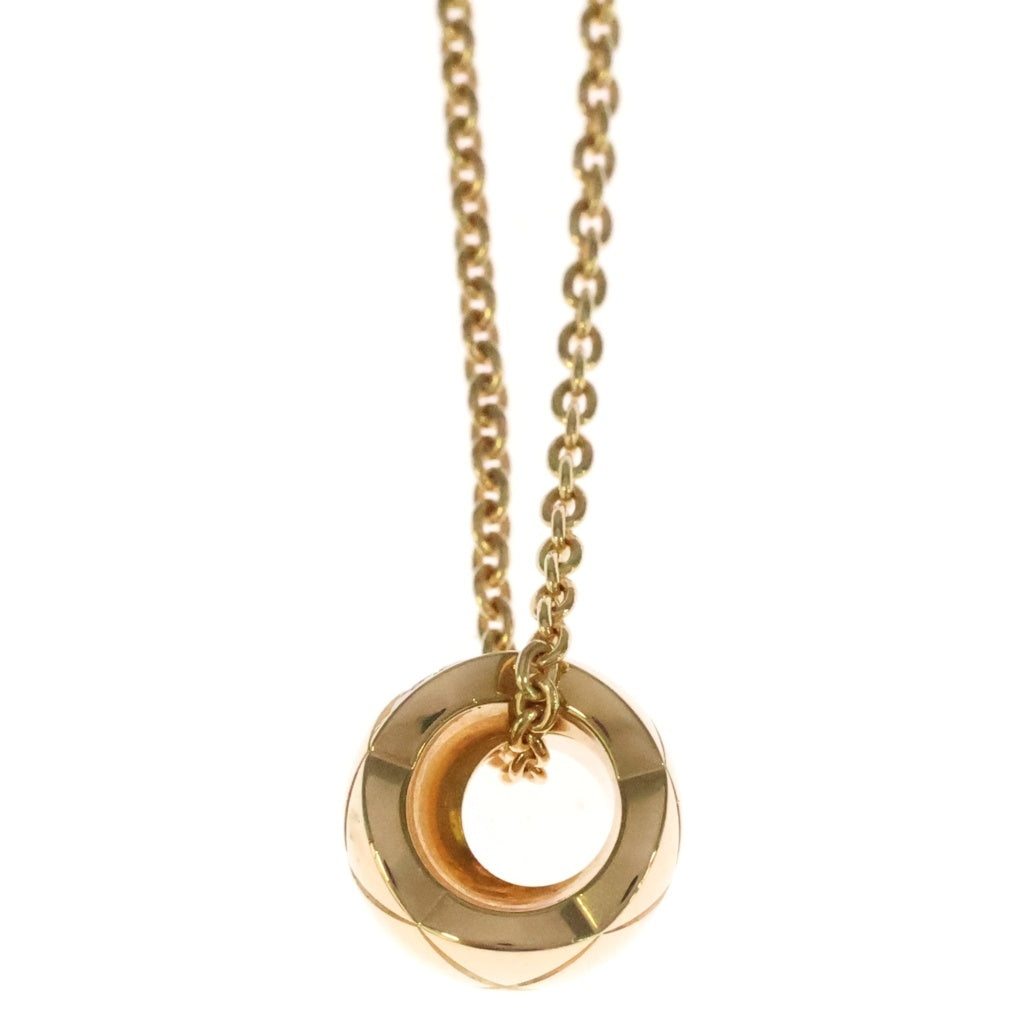 CHANEL(シャネル) ココクラッシュ コレクション メレダイヤネックレス ペンダント チェーン イエローゴールド Au750YG J13707 レディース