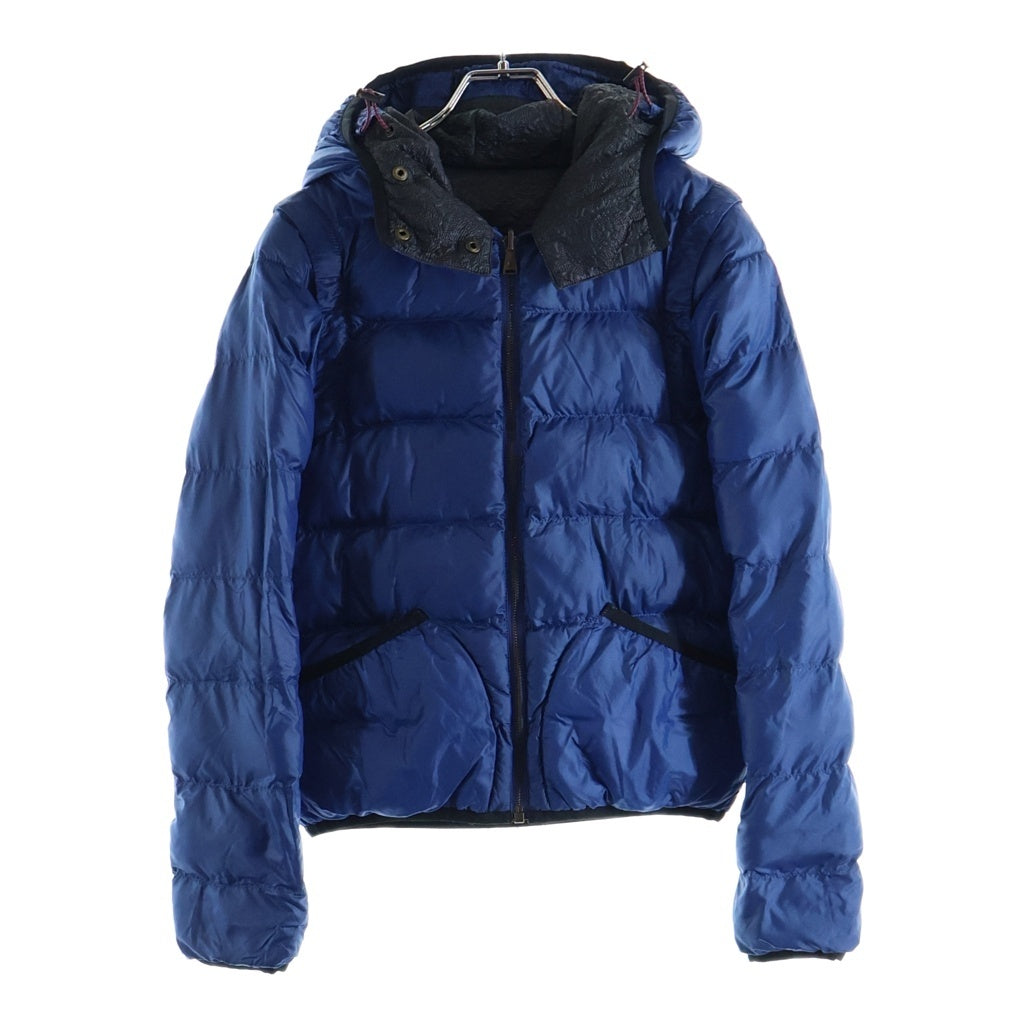 LOUIS VUITTON(ルイヴィトン) リバーシブル ダウンジャケット ベスト 2WAY RW112W WTCO24P3W グレー×ブルー ナイロン レディース