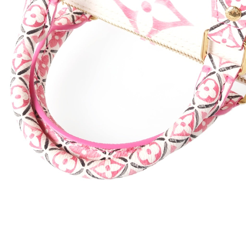 LOUIS VUITTON(ルイヴィトン) バイザプール モノグラムジャイアントローズ スピーディ・バンドリエール25 ハンドバッグ ボストンバッグ ピンク レザー×PVC M23073 ゴールド金具 レディース