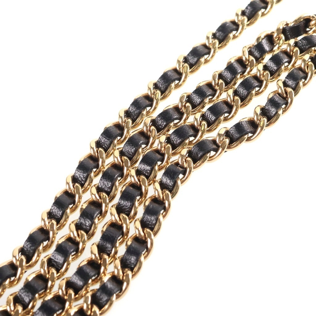 CHANEL(シャネル) マトラッセ クラシック チェーンウォレット ショルダーバッグ ブラック ラムスキン AP4241 ゴールド金具