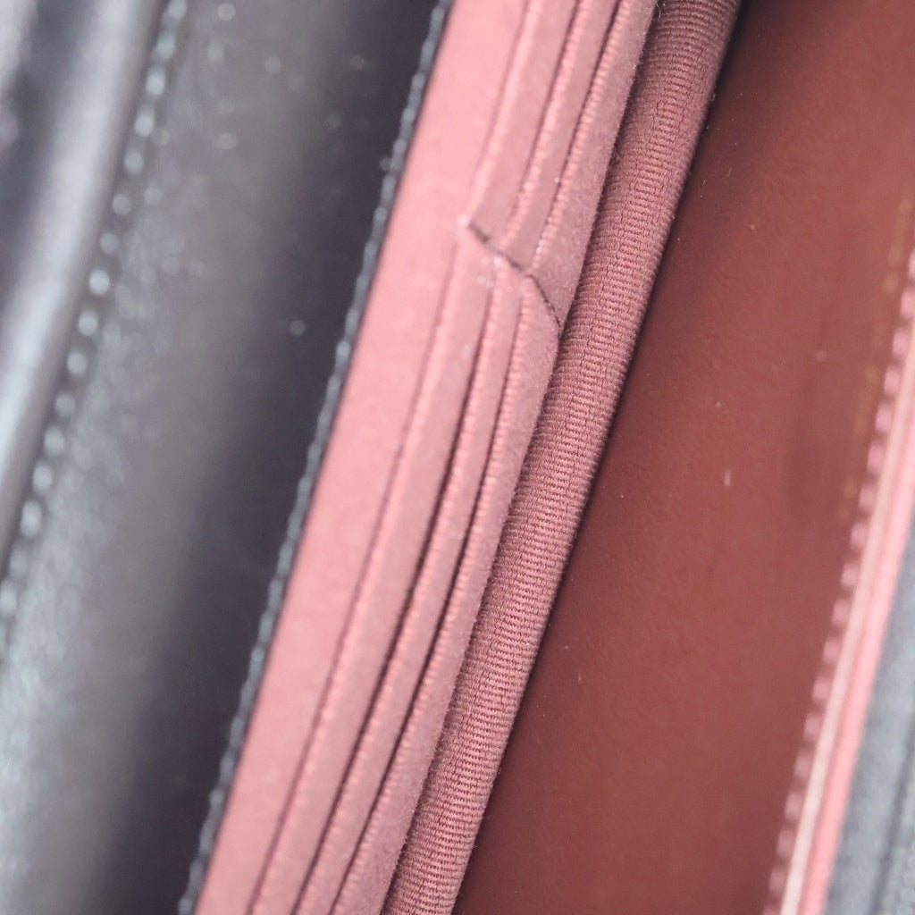 CHANEL(シャネル) マトラッセ クラシック チェーンウォレット ショルダーバッグ ブラック ラムスキン AP4241 ゴールド金具