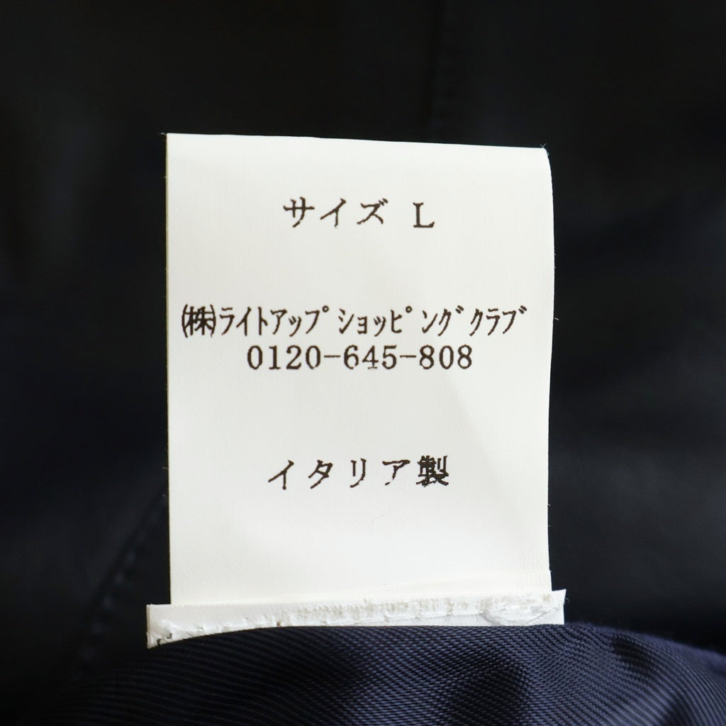 EMMETI(エンメティ) Leather Jacket ラムスキン レザージャケット イタリア製 ブラック 190388