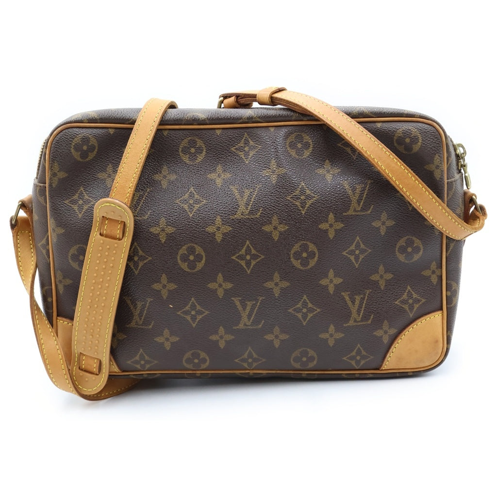 LOUIS VUITTON(ルイヴィトン) モノグラム トロカデロ30 ショルダーバッグ ブラウン PVC×レザー M51272 ゴールド金具