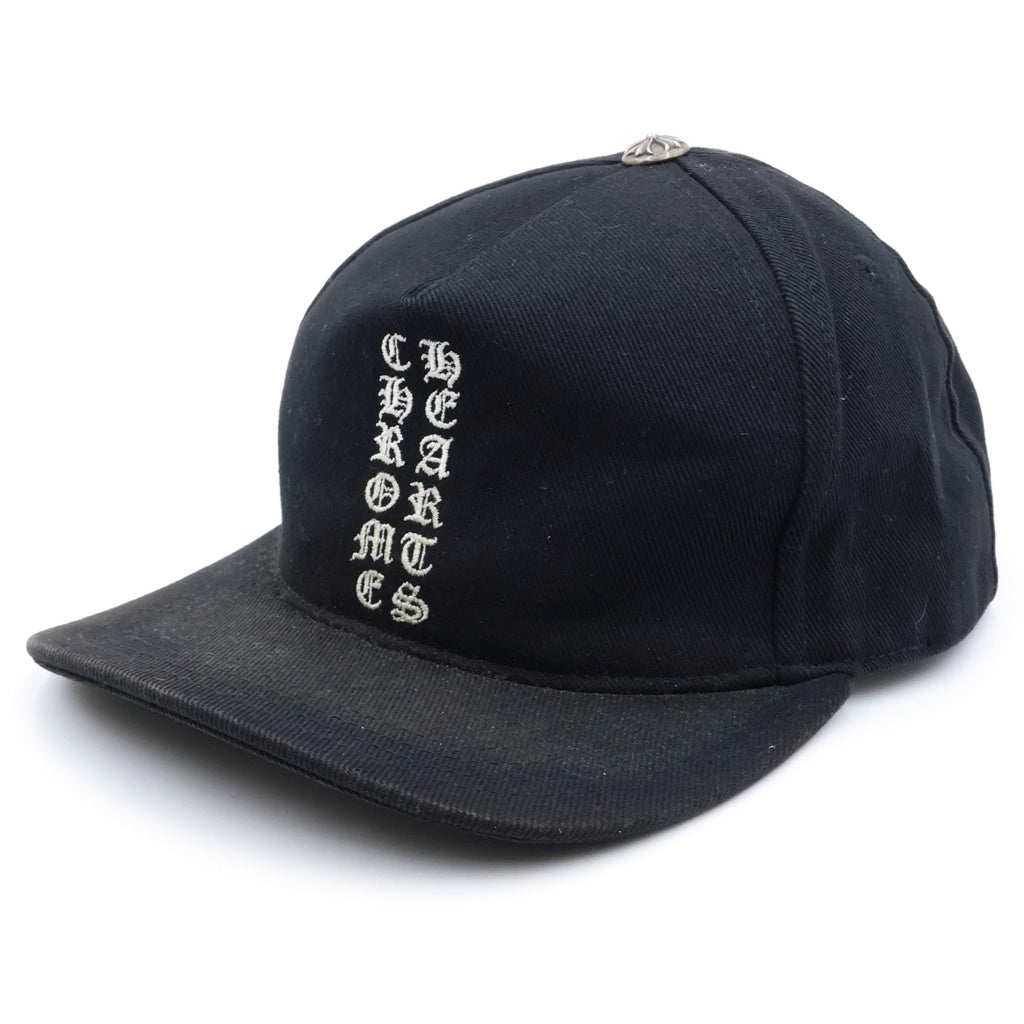 CHROME HEARTS(クロムハーツ) Vertical Logo Hat CH バーティカルロゴ ベースボールキャップ 帽子 ブラック