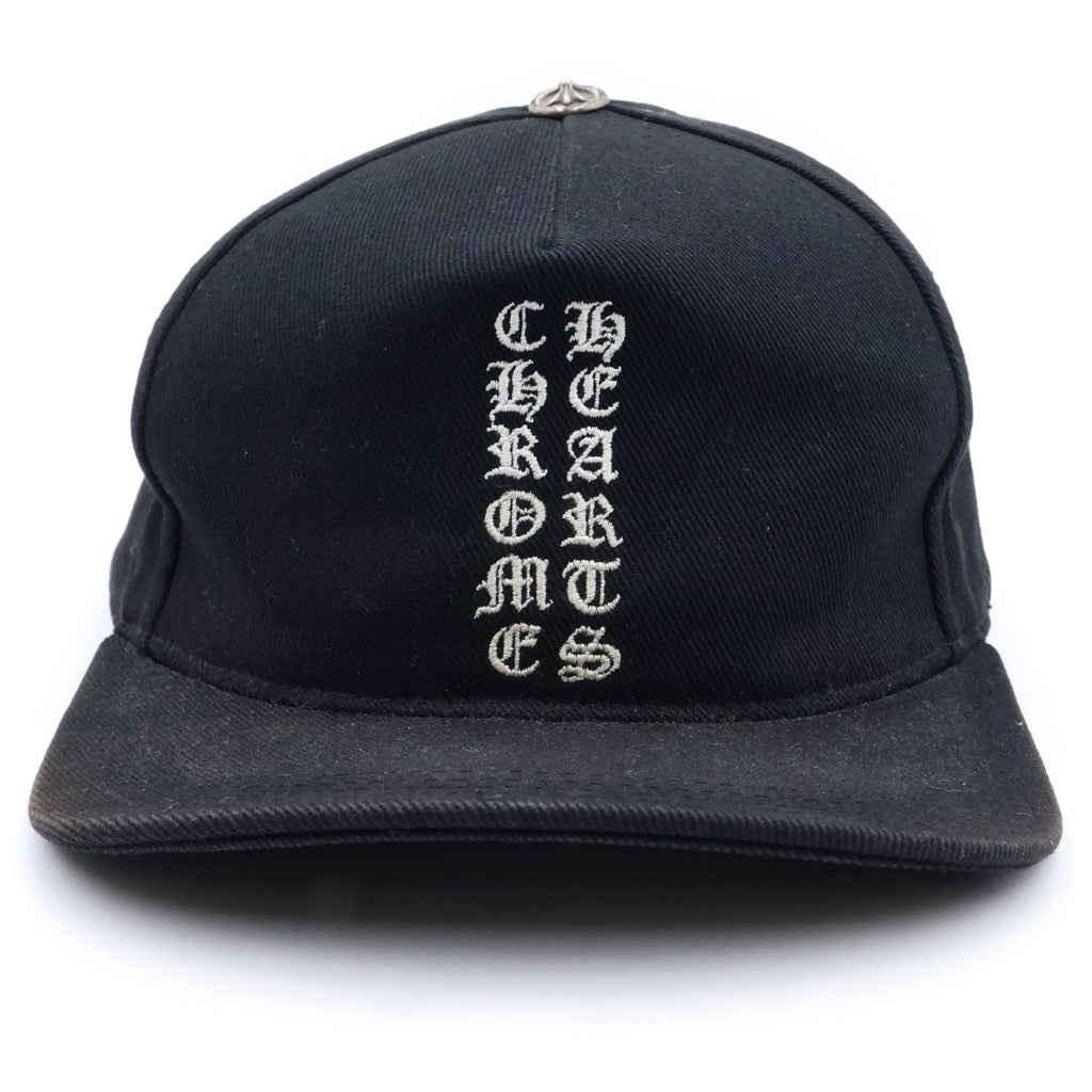 CHROME HEARTS(クロムハーツ) Vertical Logo Hat CH バーティカルロゴ ベースボールキャップ 帽子 ブラック