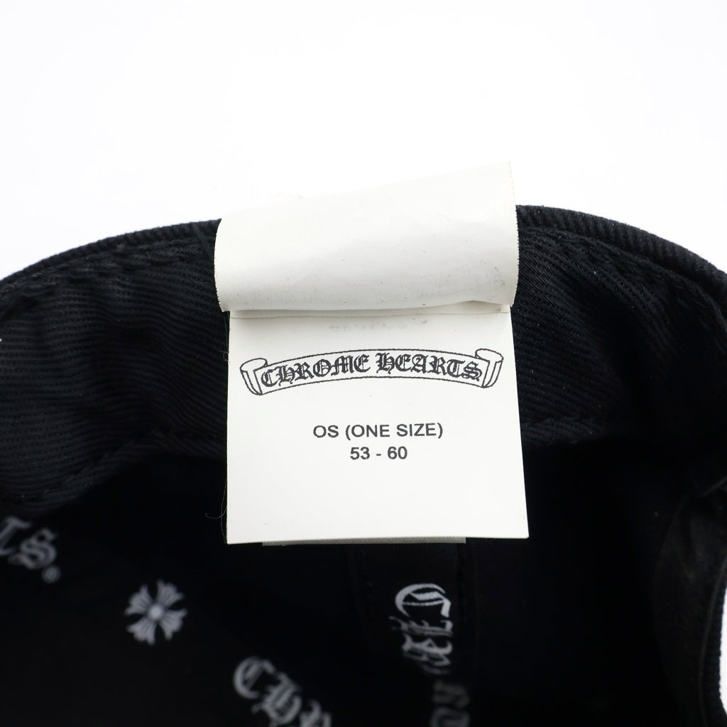CHROME HEARTS(クロムハーツ) Vertical Logo Hat CH バーティカルロゴ ベースボールキャップ 帽子 ブラック