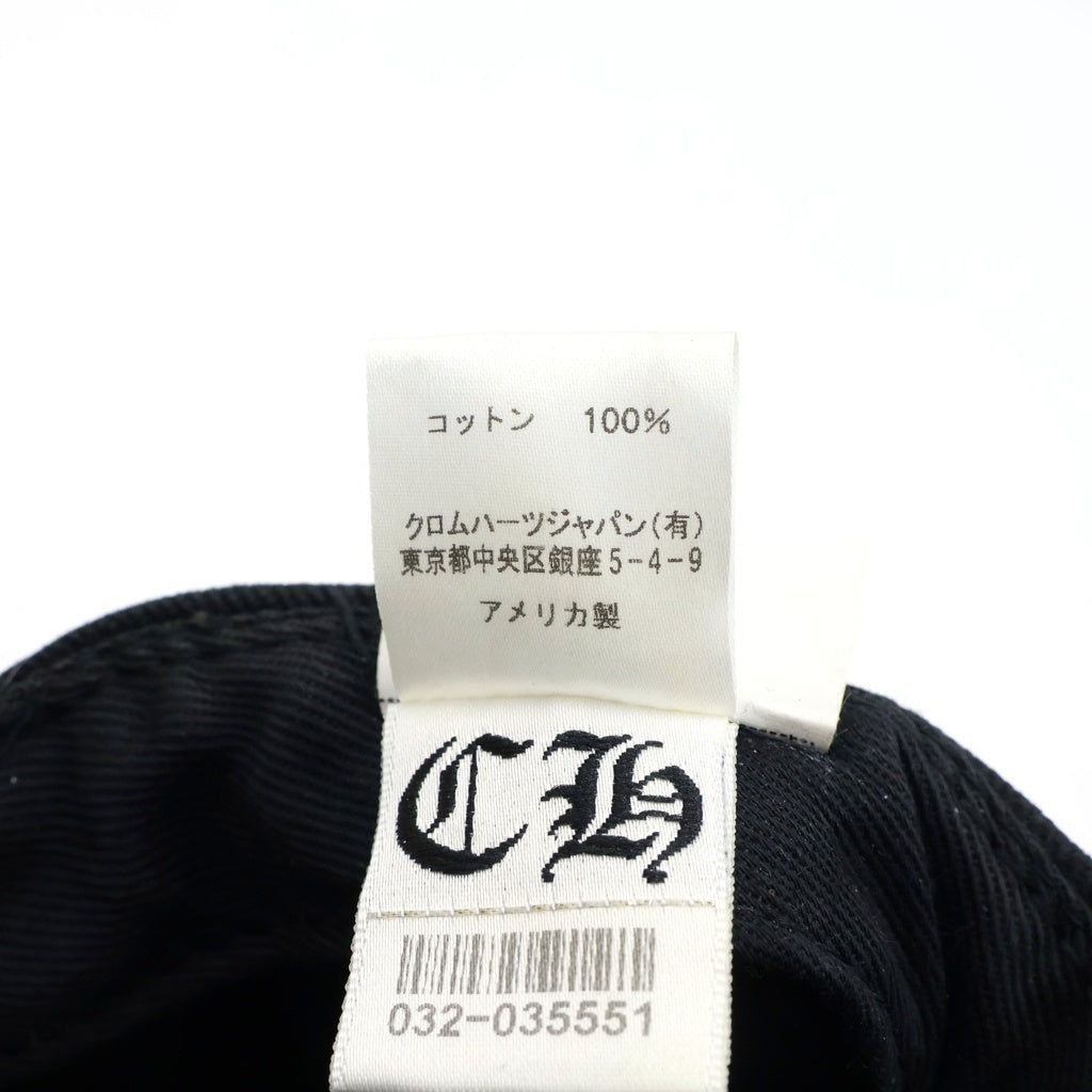 CHROME HEARTS(クロムハーツ) Vertical Logo Hat CH バーティカルロゴ ベースボールキャップ 帽子 ブラック