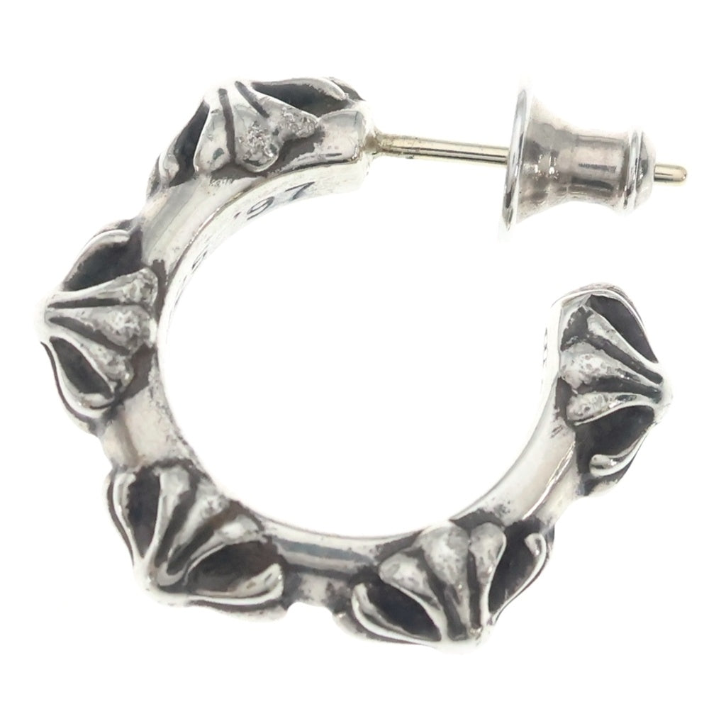 CHROME HEARTS(クロムハーツ) HOOP CROSS クロスバンド フープピアス シルバー BCA100