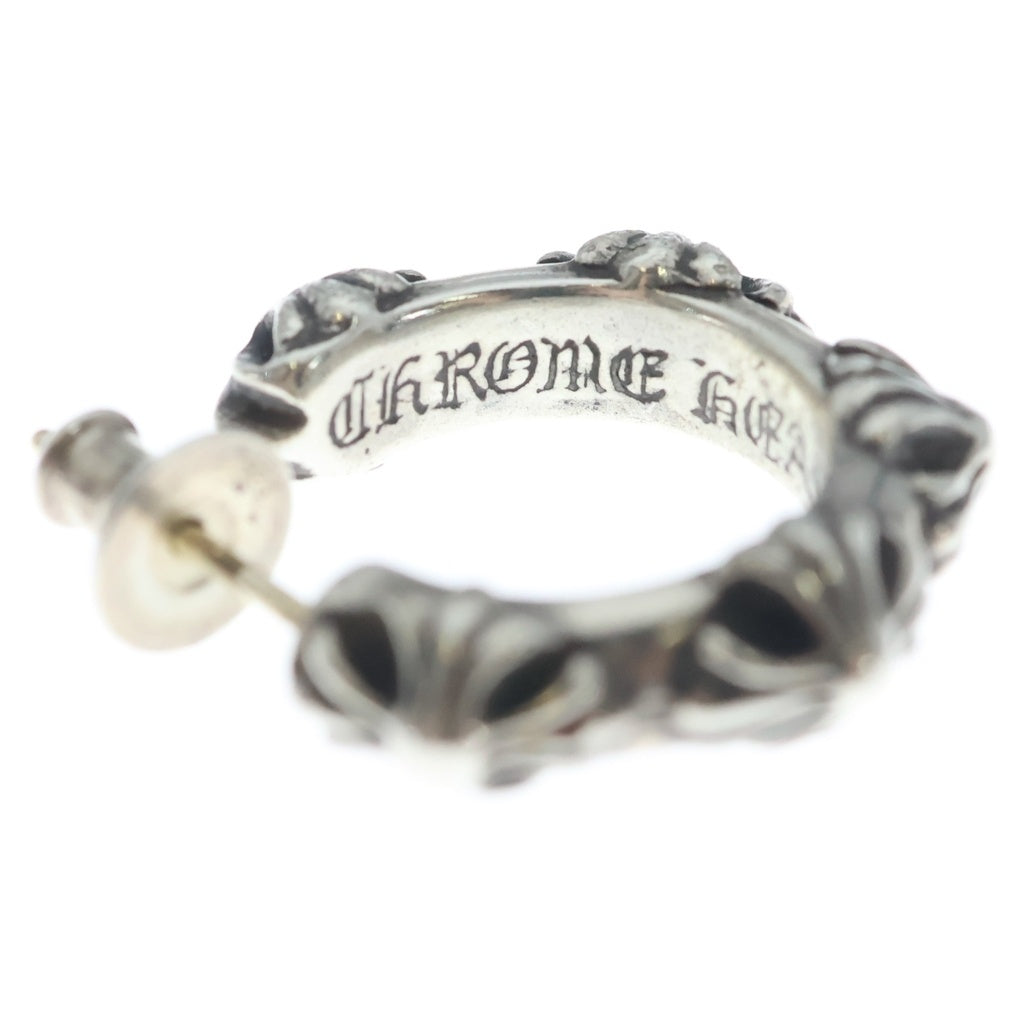 CHROME HEARTS(クロムハーツ) HOOP CROSS クロスバンド フープピアス シルバー BCA100