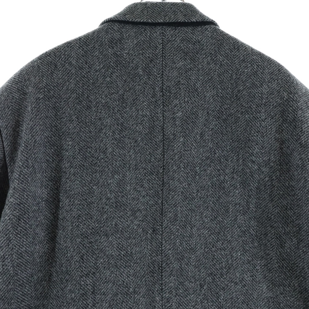 VALENTINO(ヴァレンティノ) 20AW Outerwear Jacket アウターウェアージャケット テクニカルウール ヘリンボーン コート グレー UV0CAD656Q7