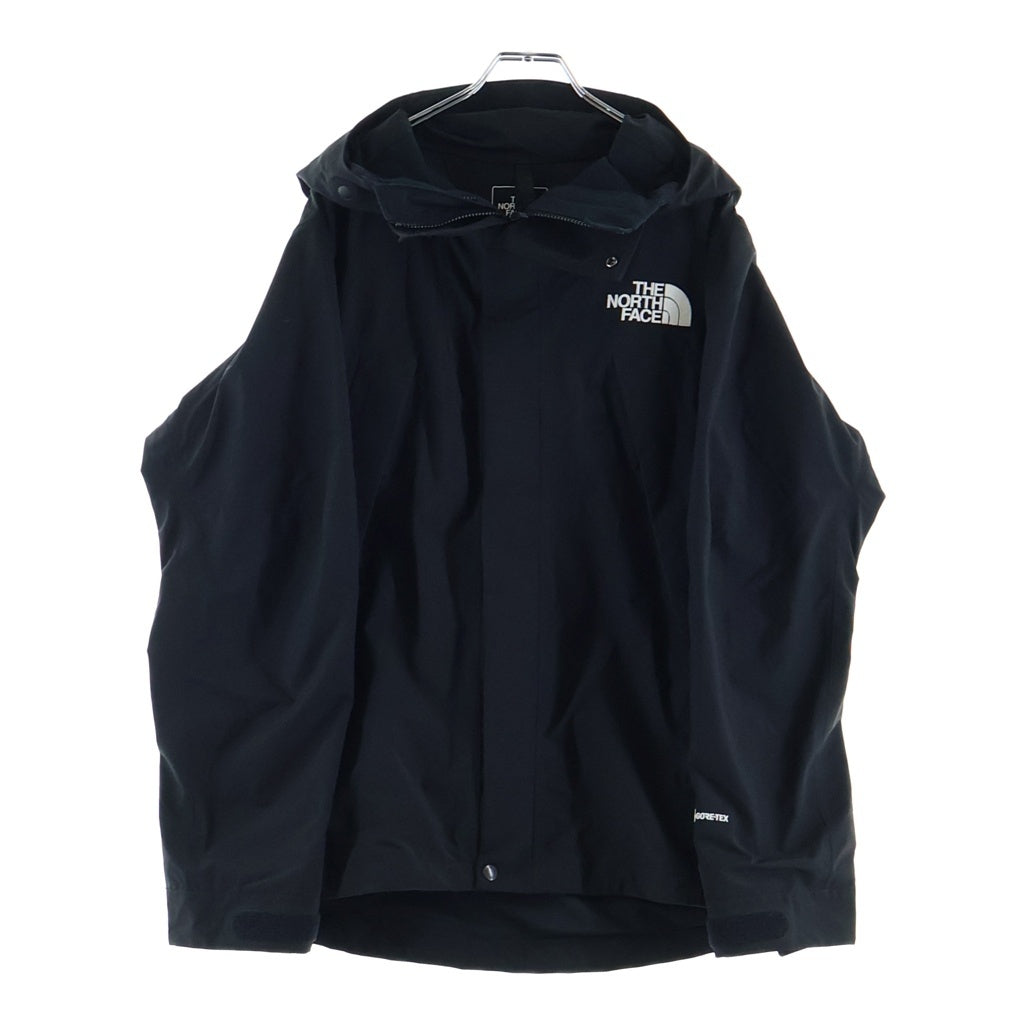 THE NORTH FACE(ザノースフェイス) MOUNTAIN JACKET ロゴ刺繍 マウンテンジャケット ブラック ナイロン NP61800