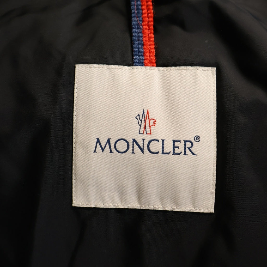 MONCLER(モンクレール) マヤF ファー フード付きダウンジャケット ブラック×ブラウン #1 I20911A00198